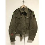 A 43rd (Wessex) Infantry Division Reconnaissance Corps trooper's Battledress blouse, dated 1944