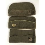 Three French "Maginot Line" garrison caps