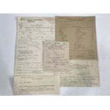 Great War service documents pertaining to Royal Navy Volunteer Reserve Leading Seaman William