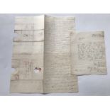 An 1814 dated letter from Prize Agents at Barbados to HMS Rhin pertaining to the payment of
