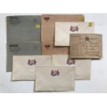 A quantity of Second World War British pro-forma mail documents, a Field Service Postcard etc