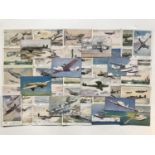 A quantity of Salmon Series postcards depicting RAF aircraft, circa 1930s-1940s