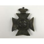 A Victorian 5th Middlesex Rifle Volunteers other ranks helmet plate