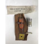 A post-War RAF dinghy knife together with a heliograph, waterproof match container and Ground /
