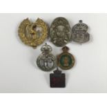 Control Commission Germany, Civil Defence, Women's Land Army and other cap badges