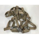 A Second World War RAF Observer type parachute harness