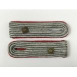 A pair of German Third Reich Army artillery officer's epaulettes