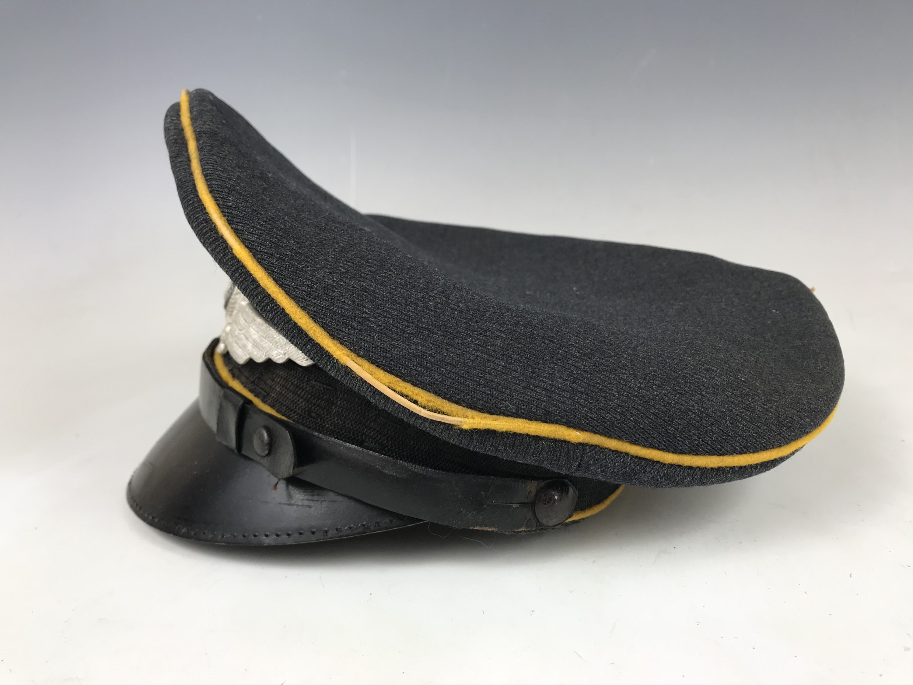 A Luftwaffe other rank's / NCO's peaked hat, (a/f) - Image 2 of 5