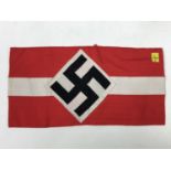 A German Third Reich Hitler Youth arm band