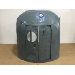 A Second World War RAF bomber gun turret shell
