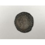 A Charles I hammered silver shilling coin, mint mark Triangle (1639-40)