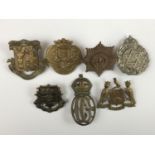 A small quantity of OTC, plastic and other cap badges
