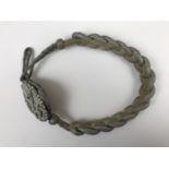 A German Third Reich Army marksman's lanyard