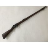 A .450 calibre Mk IV Martini Henry rifle by W J Jeffery & Co, 60 Queen Victoria St, London, numbered