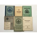 A quantity of German Third Reich RAD and similar service papers etc