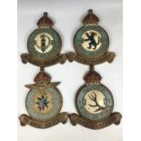 A number of 1940s Rogarn cast and enamelled alloy RAF squadron plaques