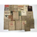 A quantity of Second World War British Army training manuals