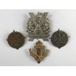 Tyneside Scottish and Irish cap badges