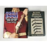 A copy of Howard Balckmore's British Military Firearms, 1650-1860, (ex-library), together with