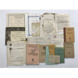 A quantity of Home Front ephemera pertaining to the ARP, rationing, gas masks etc