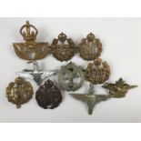 RAF, RFC, Army Air Corps and other cap badges