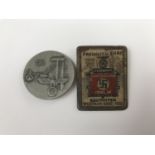Two German Third Reich day badges