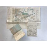 Three Luftwaffe maps of British towns / cities
