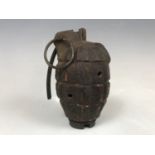 An inert Second World War drill No 36 grenade