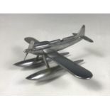 A period and finely executed electroplate model of the Schneider Trophy winning Supermarine S.6B,