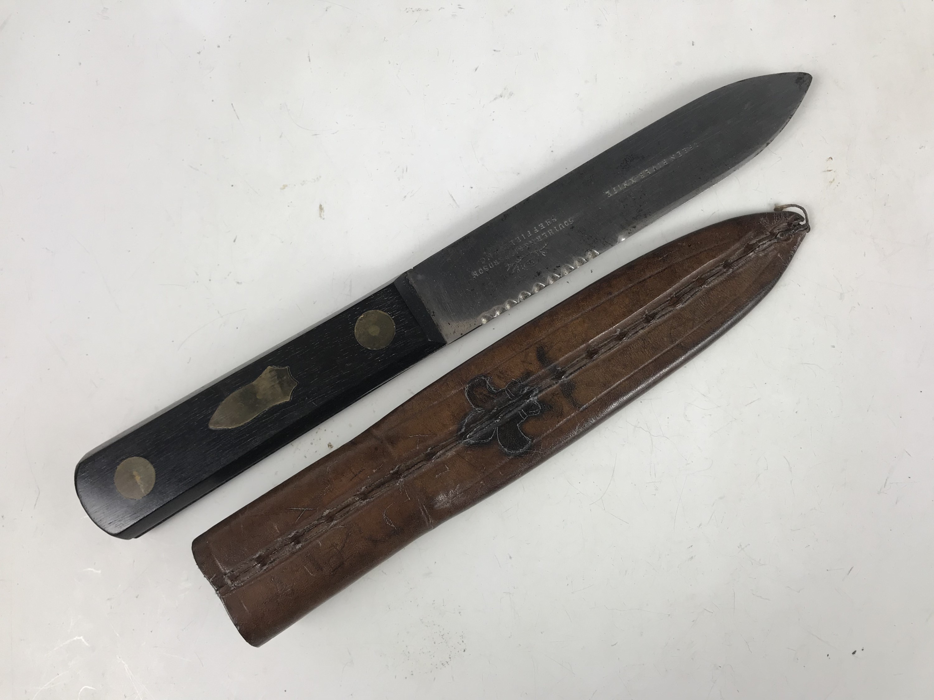 A Victorian Green River Knife by Southern & Richardson of Sheffield, 23 cm overall - Image 2 of 2