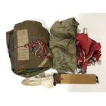 An RAF Type-K survival dinghy, pack, sails etc, (a/f)