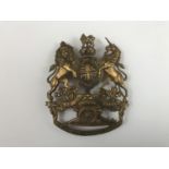 A post 1901 Royal Artillery other rank's helmet plate