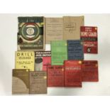 A number of Second World War commercial military and Home Guard training manuals