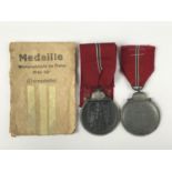 Two German Third Reich Eastern Front medals