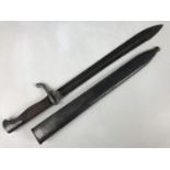 A German S98/05 saw-back bayonet