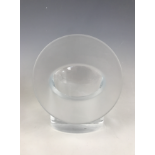 A Timo Sarpaneva (1926-2006) Iitalia glass "Marcel" vase, etched marks, dated 1993, 19 cm