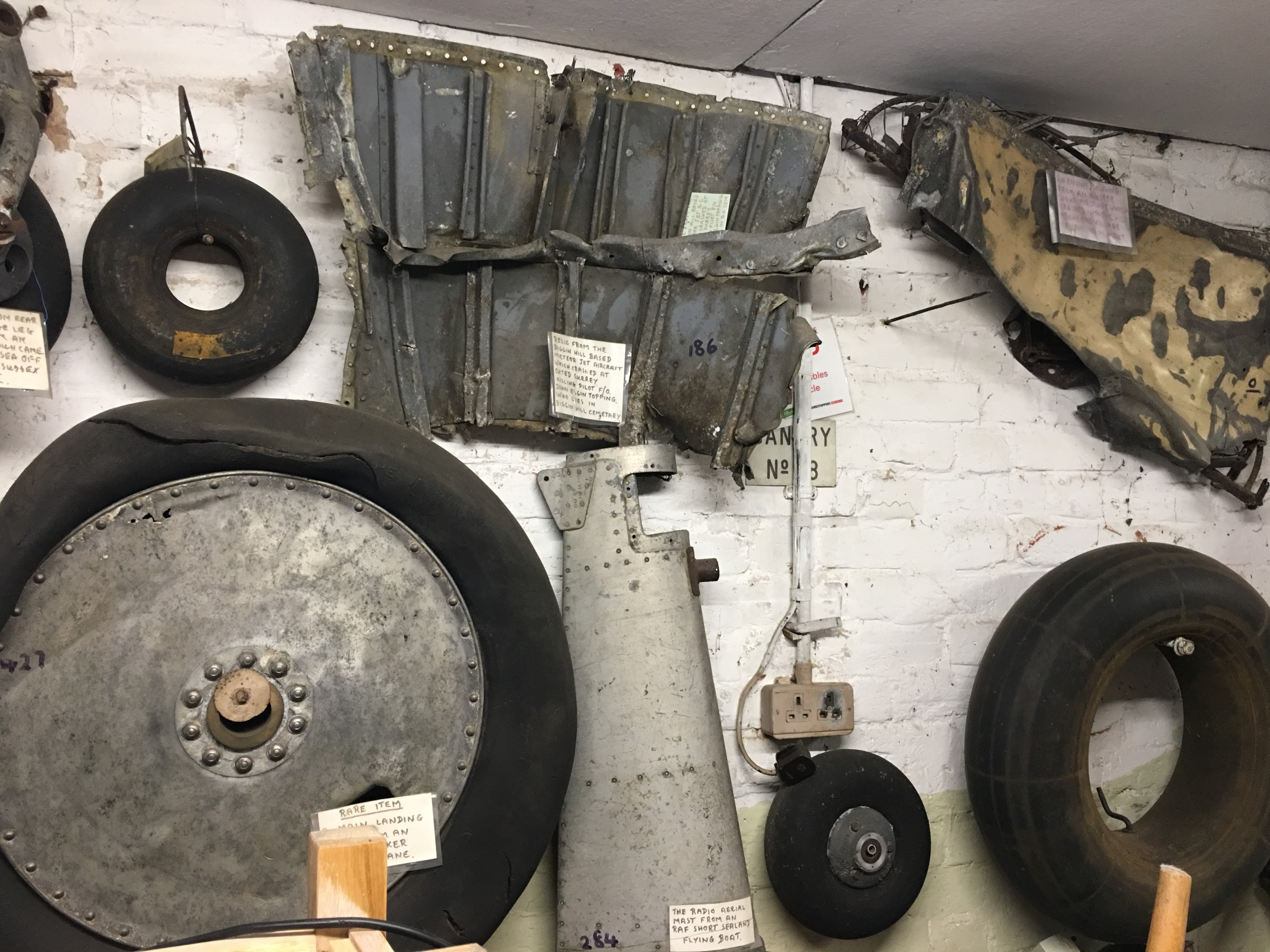 An extremely large quantity of relic and other aircraft parts (not including engines) [This lot is