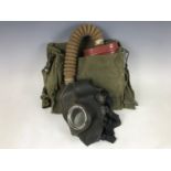 An RAF-issued General Service Respirator and one other GS gas mask