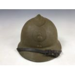 A French Mle 1926 Adrian helmet