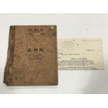A "Picquet Log Book" of 52 Kent Home Guard, C HQ Company, Keston HSE, together with a 51st Essex