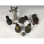 Six various inert bomb fuses