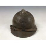A French Mle 1926 Adrian helmet