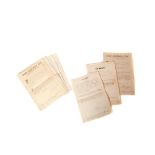 Royal and official documents lot, 19th-early 20th century