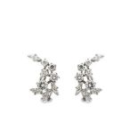 White gold and diamonds earrings