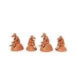 Spanish terracotta figures lot