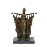 European bronze Art Deco style sculpture