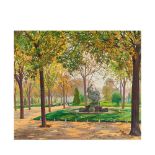 Park. Oil on canvas