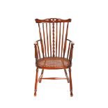 Beech wood Windsor style chair, early 20th century