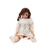 European bisque doll, early 20th century