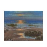 Seascape. Oil on canvas